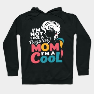 Cool Mom: Vibrant Silhouette Hoodie